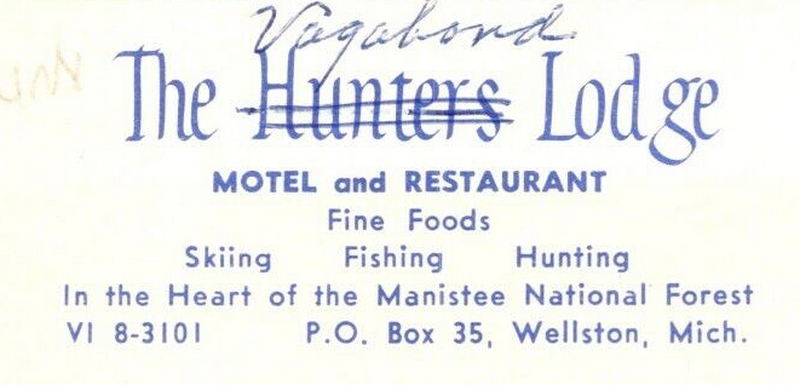 Hunters Lodge (Lumberjack Lodge, Vagabond Lodge) - Vintage Postcard